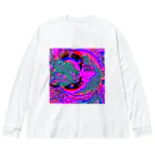 moon_takuanの小宇宙B2「Microcosm B2」 Big Long Sleeve T-Shirt