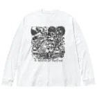 yumekauのA World of Hatred Big Long Sleeve T-Shirt