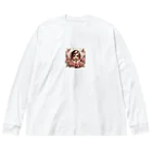 クリームのかわいい天使 Big Long Sleeve T-Shirt