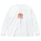 クリームのかわいい天使 Big Long Sleeve T-Shirt