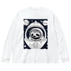 ininicoの宇宙旅行ナマケモノ Big Long Sleeve T-Shirt