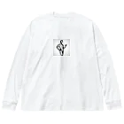 Schiele_sarieriの線画の人 Big Long Sleeve T-Shirt