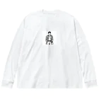 Schiele_sarieriの線画の人 Big Long Sleeve T-Shirt