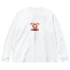 音楽ルー106のライオンDJ Big Long Sleeve T-Shirt