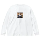 ネコ社長のネコ社長１０代目 Big Long Sleeve T-Shirt