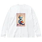 dorakiti0712のAI子どもロボット「リーディくん」 Big Long Sleeve T-Shirt