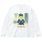 カエルグッズの警官カエル Big Long Sleeve T-Shirt