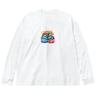 Harmony of Natureの夢見るドラゴン Big Long Sleeve T-Shirt