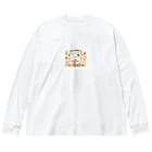 ®️starのfruitteabare ビッグシルエットロングスリーブTシャツ