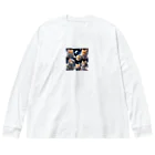 だんのんの猫の宇宙旅行 Big Long Sleeve T-Shirt