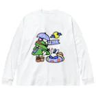 幸うさ.comの季節に迷った時用 Big Long Sleeve T-Shirt