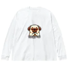 ぷるぱらの【ぱぐのすけ】シリーズ （Thanks バージョン） Big Long Sleeve T-Shirt