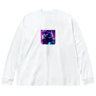 jujumarucatのROCKYCAT　サングラス Big Long Sleeve T-Shirt