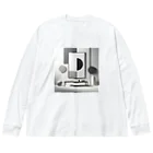 masaの静謐なモノクロームの風景 Big Long Sleeve T-Shirt