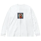 だんのんの 超キュートな消防士猫 Big Long Sleeve T-Shirt