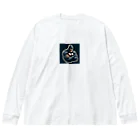 GOODY-MANの考えるゴリラ Big Long Sleeve T-Shirt