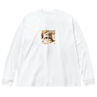 pepepe-peの帽子のグーちゃん Big Long Sleeve T-Shirt