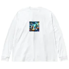 katohkouchiの魔法の探求者：子猫たちの冒険 Big Long Sleeve T-Shirt