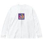 Happy　Rainbow　Flagのレインボーフラッグ Big Long Sleeve T-Shirt