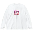 時計樹の森のおすましにゃんこ Big Long Sleeve T-Shirt