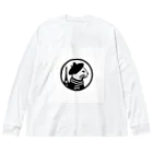 erimint_atelierのパリジャンキャット Big Long Sleeve T-Shirt