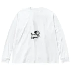 LISPのクール黒ワンちゃん Big Long Sleeve T-Shirt