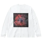 S204_NanaのIC1396 ガーネットスター Big Long Sleeve T-Shirt