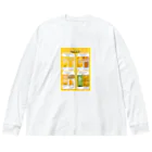 Juliajuliaの夏の恋人、冷凍マンゴーが勢揃い！ Big Long Sleeve T-Shirt