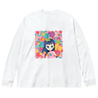 chillbee0416 (チルビー)のチルビー (あんこ) ビッグシルエットロングスリーブTシャツ