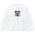 PARCY SHOPのパウエルくん Big Long Sleeve T-Shirt