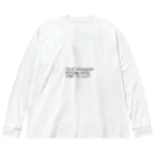 muscle_0419の真のトレーニングは、やめたいと思ったときから始まる Big Long Sleeve T-Shirt