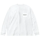 K&H official StoreのK&C バックシルエットTシャツ ビッグシルエットロングスリーブTシャツ