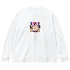 tak12_12の休みのパパさんペンギン Big Long Sleeve T-Shirt