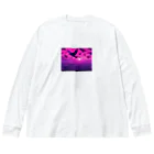 madatubomiの都会の鳩 Big Long Sleeve T-Shirt