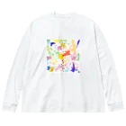 mame SHOPのRAKUGAKI🎨 ビッグシルエットロングスリーブTシャツ