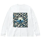 nyonsunの宝箱の自然界からのメッセージ2 Big Long Sleeve T-Shirt