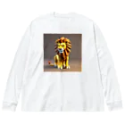 juryuのかっこいいライオンくん Big Long Sleeve T-Shirt