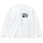 sendai-theatrelaboのシアラボロゴブラック ビッグシルエットロングスリーブTシャツ