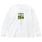 きなこのショップのこども登山家 Big Long Sleeve T-Shirt