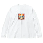 amijakoのＦＦ　ファミリー　秋 Big Long Sleeve T-Shirt