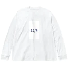 AY-28の日付グッズ　１１/4 バージョン Big Long Sleeve T-Shirt