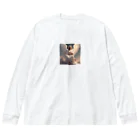 stonefishの絵を描く天使 Big Long Sleeve T-Shirt