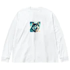 Nanalaのシベリアンハスキーグッズ Big Long Sleeve T-Shirt