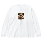 ★動物ショップ・kou2020★の犬③ Big Long Sleeve T-Shirt