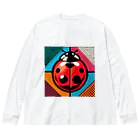 Mushikingのポップなテントウムシ Big Long Sleeve T-Shirt