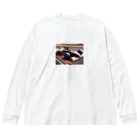 Kamumaのレーシングカーのスリリングな一瞬 Big Long Sleeve T-Shirt