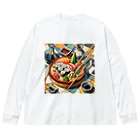 happiness_shopの江戸前の寿司をピカソ風にアレンジ Big Long Sleeve T-Shirt