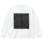 Isaiah_AI_Designの黒板の数字 Big Long Sleeve T-Shirt