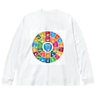 happiness_shopのSDGs（持続可能な開発目標） Big Long Sleeve T-Shirt