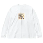 kawashowのトイプードルがリラックス Big Long Sleeve T-Shirt